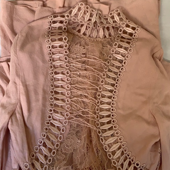 Free People Embroidery Lace Up Back Dress - Picture 10 of 14